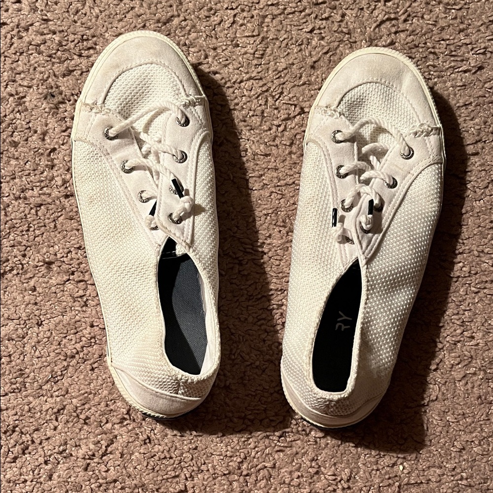 Sperry White Canvas Sneakers